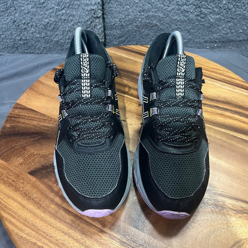 ASICS Gel Venture 8 Women's Black Pink Trail Running Rigid Shoes Size 8.5 - Picture 8 of 12